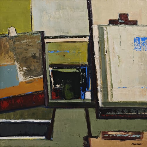 Dialogue des couleurs | Oil And Acrylic Painting in Paintings by Sophie DUMONT.