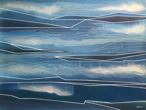 Nothing is Created or Lost | Oil And Acrylic Painting in Paintings by Leilani Norman Art & Design