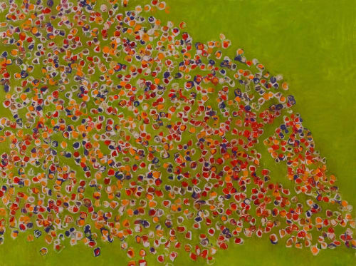 Lawn Music | Oil on canvas | Paintings by Farida Hughes