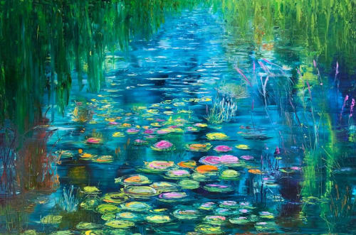 Mirror of Time II | Oil And Acrylic Painting in Paintings by Checa Art