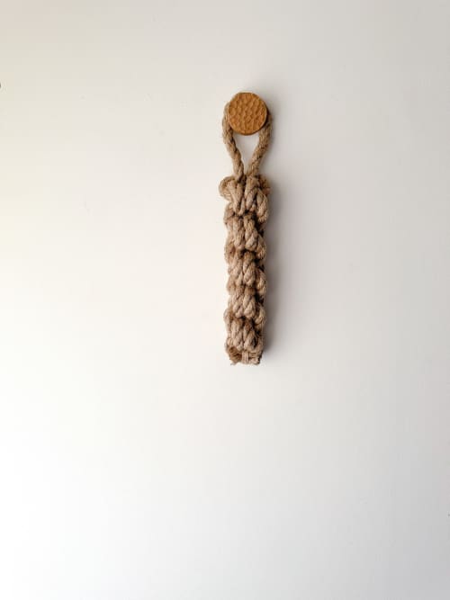 Knot 009 | Jute Sculpture Wall Hanging | Wall Sculpture in Wall Hangings by Ana Salazar Atelier
