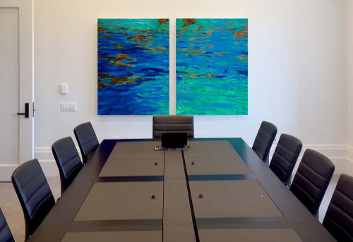 SOLD PRIVATE COLLECTION: LAKE CHELAN 15 | Paintings by Betty Jo Costanzo | Drinker Biddle & Reath LLP: Coleman Brian A in Washington