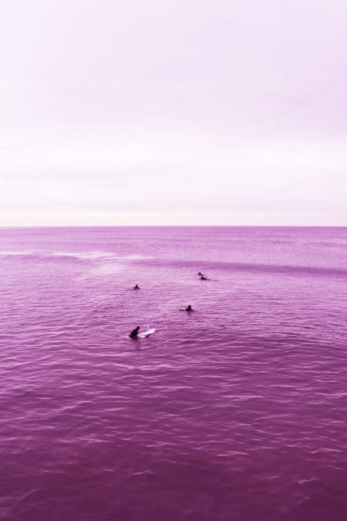 Venice Beach Purple Sea ll | Photography by Robert van Bolderick