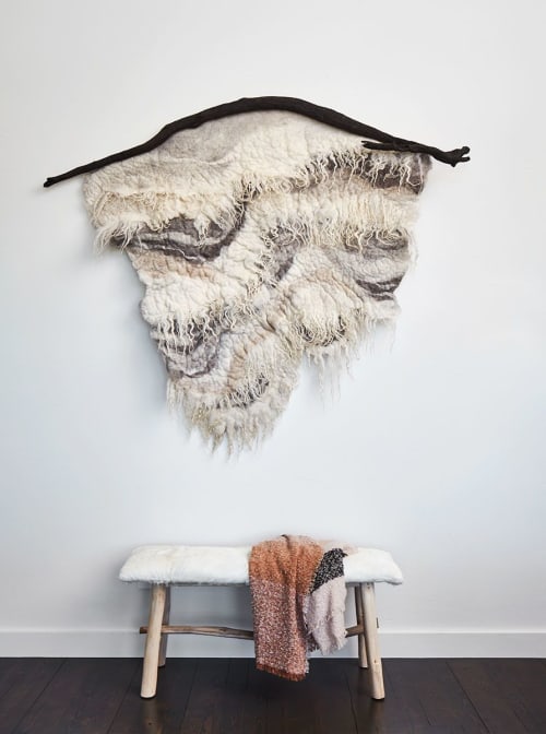 Wall Hanging | Macrame Wall Hanging by Meghan Purcell | Private Residence, Jackson in Jackson