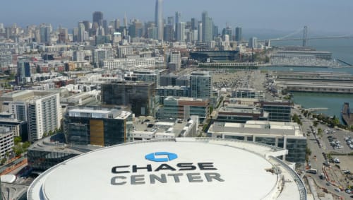 Chase Center Rooftop Letters | Signage by Jones Sign Company