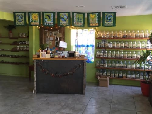 Build out of Herb store | Furniture by Wm.  Hemphill | Green Goddess House of Herbs in Phoenix