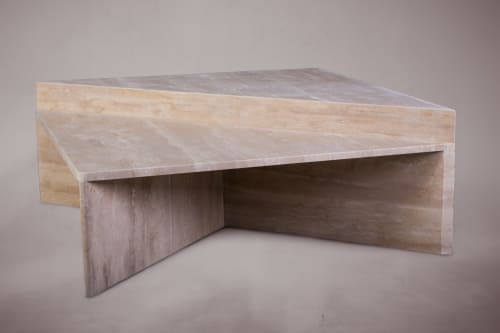 Marble Coffee Table. Modern Coffee Table. Natural Stone Coff | Tables by HamamDecor LLC