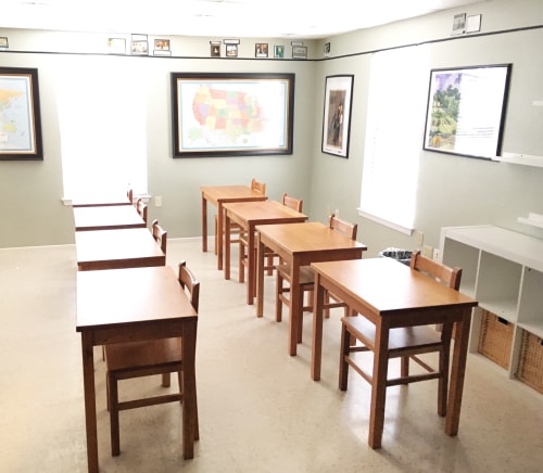 Ambleside Desk | Tables by Andy Rawls Fine Texas Woodcraft | Ambleside School of Boerne in Boerne