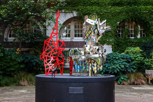 Tsai & Yoshikawa Figure No.1 | Public Sculptures by Studio Tsai & Yoshikawa | Three Standing Figures in London