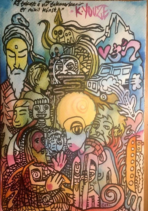 Takmarkanir / Limitations | Paintings by Kailash Youze