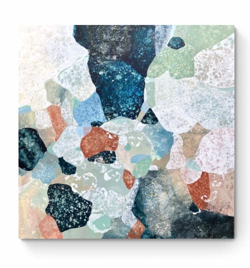Seaside morning 3 | Oil And Acrylic Painting in Paintings by Cristina Dalla Valentina