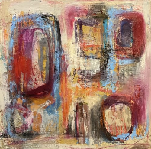 Mid century modern art | Oil And Acrylic Painting in Paintings by Niki J Sands