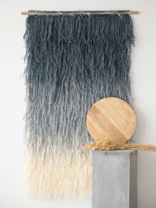 Snow - 100% Handmade Woven Wall Hanging | Tapestry in Wall Hangings by Lale Studio & Shop