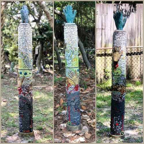 Tower of Contemplation | Sculptures by Gila Mosaics Studio