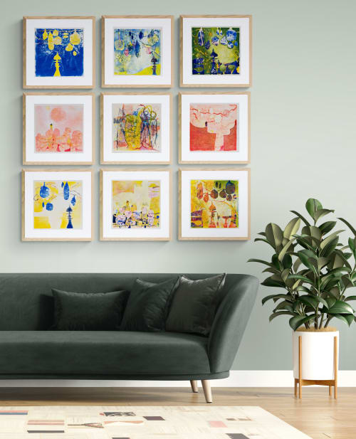 Prayer Offerings Series | Paintings by Casey Blanchard | UVM Medical Center in Burlington