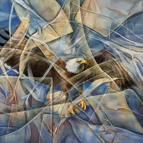 On The Wings of Imagination | Paintings by Naza
