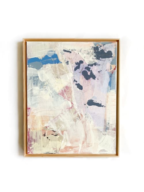 "Snow Sky" Original Painting | Oil And Acrylic Painting in Paintings by Jessalin Beutler