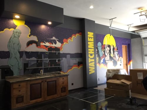 Watchmen Wall Mural | Murals by Suzanne Whitaker