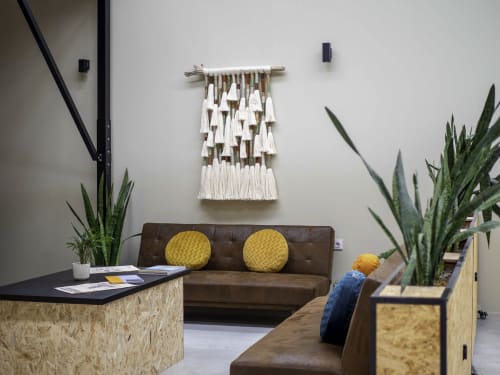 Ode to green | Macrame Wall Hanging in Wall Hangings by Dual Experimental Studio