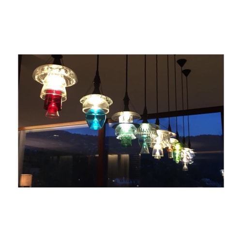 Granny lamps - reused antique glasses | Lamps by Federico Tosco Yomuto atelier