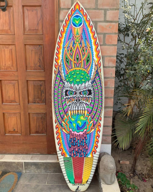 Surfboard Painting | Paintings by Chris Dyer