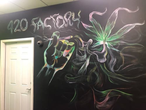 420 Factory | Murals by SamarSalam.art | 420 Factory Medical Marijuana in Detroit
