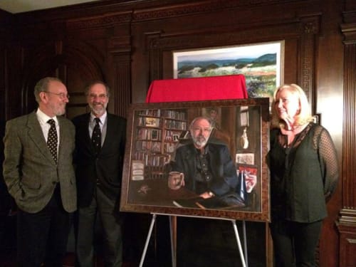 Portrait of Dean John Loge | Paintings by Heidi Coutu | Yale University in New Haven