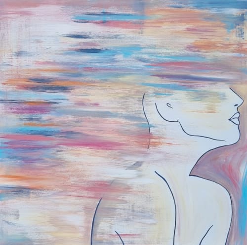 "Personality" | Oil And Acrylic Painting in Paintings by Shirly Maimom Art