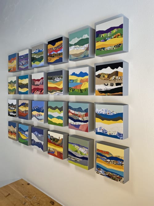 Sinto Commons Commission - Mountain Mini Series VI | Art & Wall Decor by Lorelle Rau Studios | Spokane Group in Spokane