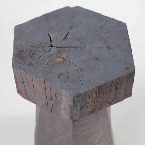 Ynez Urban Wood Side Table | Tables by Pfeifer Studio v