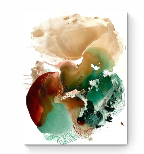 Inner space 5 | Oil And Acrylic Painting in Paintings by Cristina Dalla Valentina