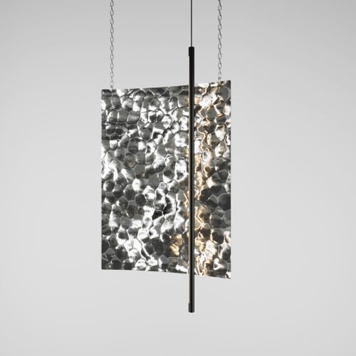 Svitlotin - Modern Ceiling Pendant Lights - Hummered Stamp | Pendants by SVITANOK by Artem Zakharchenko