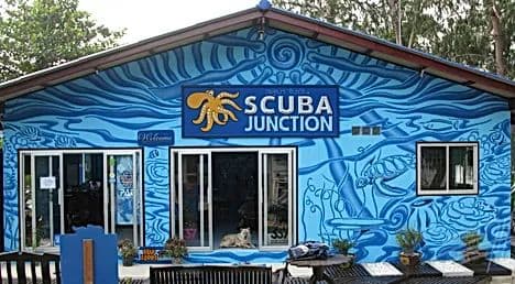 “Scuba Junction” Project | Murals by Seth Womble | Ko Tao in Ko Tao