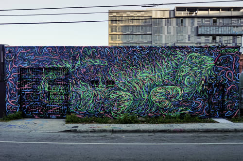 Iguana | Street Murals by Eric Karbeling