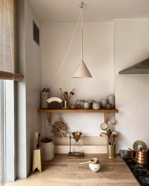 Cone Lamp | Pendants by SCHNEID STUDIO | Tinta Luhrman (Woodchuck) Home in Monster