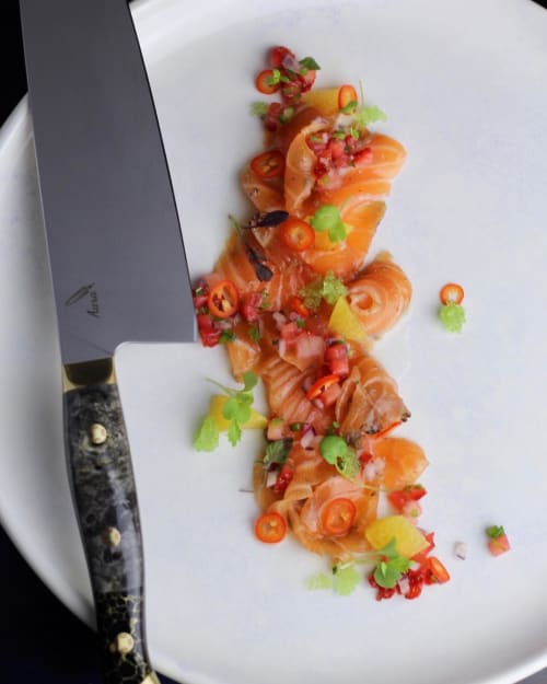 Aura One Buckeye & Onyx | Utensils by Aura Knifeworks