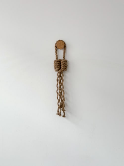 KNOT 002 | Rope Sculpture Wall Hanging | Wall Hangings by Ana Salazar Atelier