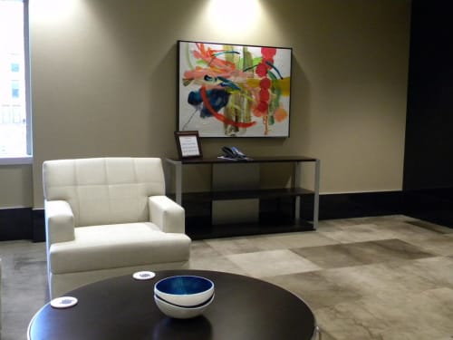 United Fire Group Lobby | Paintings by Mary Zeran | United Fire Group in Cedar Rapids