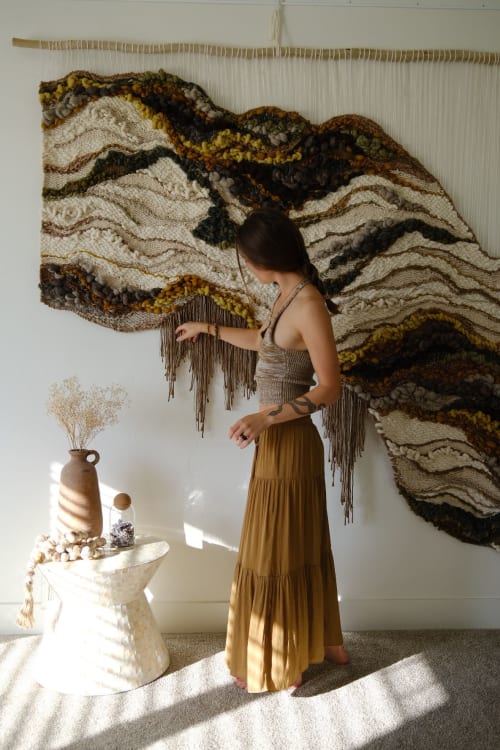 The Stories in My Bones | Tapestry in Wall Hangings by Rebecca Whitaker Art