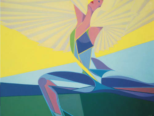 Title: Wings - Oil Painting on Gallery Canvas | Oil And Acrylic Painting in Paintings by Judy Mayer-Grieve