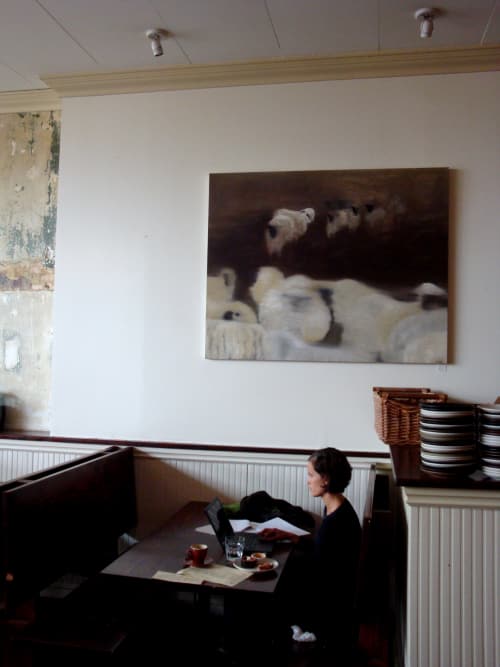 Sheep | Paintings by Meagan Donegan | Private Residence, Allendale, Oakland in Oakland