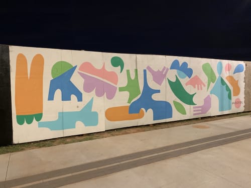 Chisholm Creek mural | Street Murals by Holey Kids