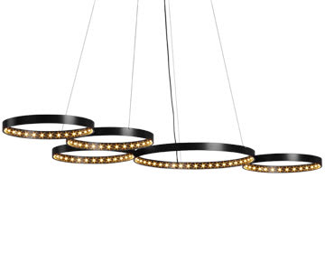 Super 8 Pendant Lights | Pendants by Le Deun Luminaires | Woolworth Tower Residences in New York