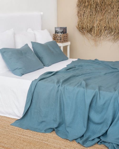 Linen Flat Sheet | Blanket in Linens & Bedding by MagicLinen
