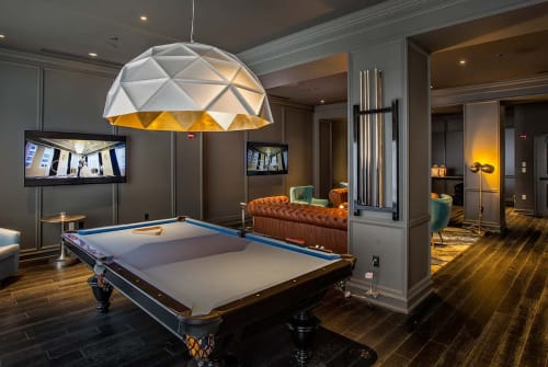 Sun Chandelier Gold 140 Kimpton Gray Hotel Chicago | Chandeliers by ADAMLAMP | Kimpton Gray Hotel in Chicago