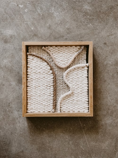 Framed Woven Panel no.7 | Wall Hangings by FIBROUS