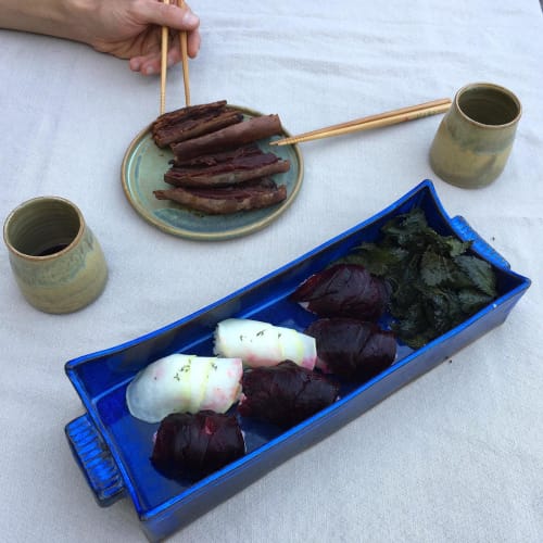 Serving Tray in Laurel | Serveware by Keyes Pottery