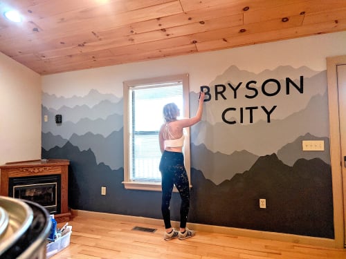 Mountain Time | Murals by Girls Who Paint Murals