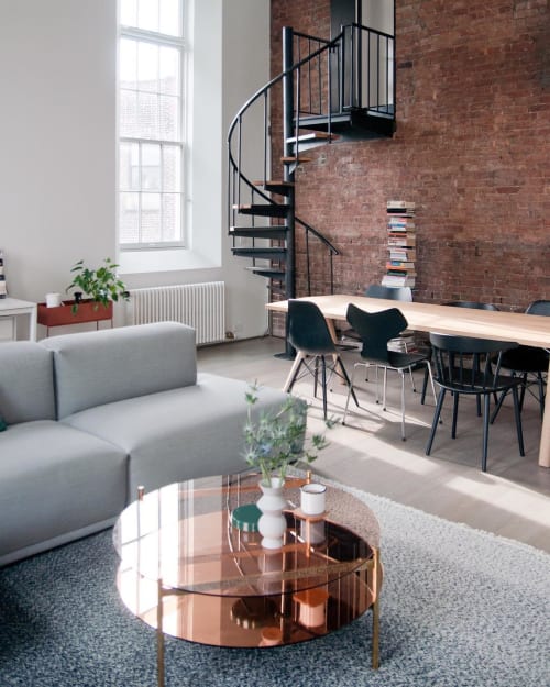 Duotone Circular Coffee Table | Tables by YIELD