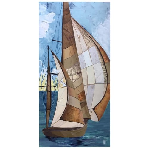 Banner | Oil And Acrylic Painting in Paintings by Jeslyn Kate